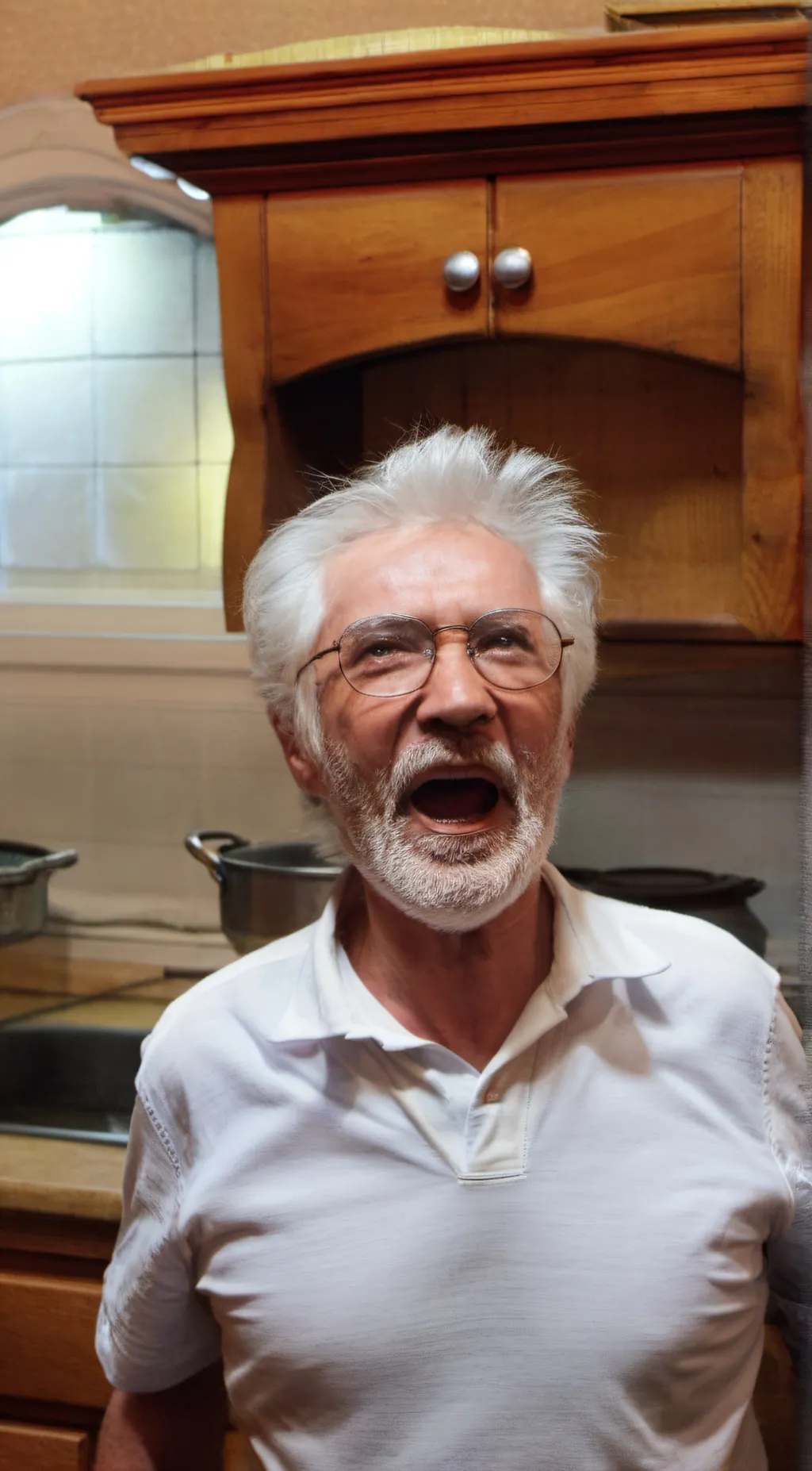 ai character: Angry Grandpa  background