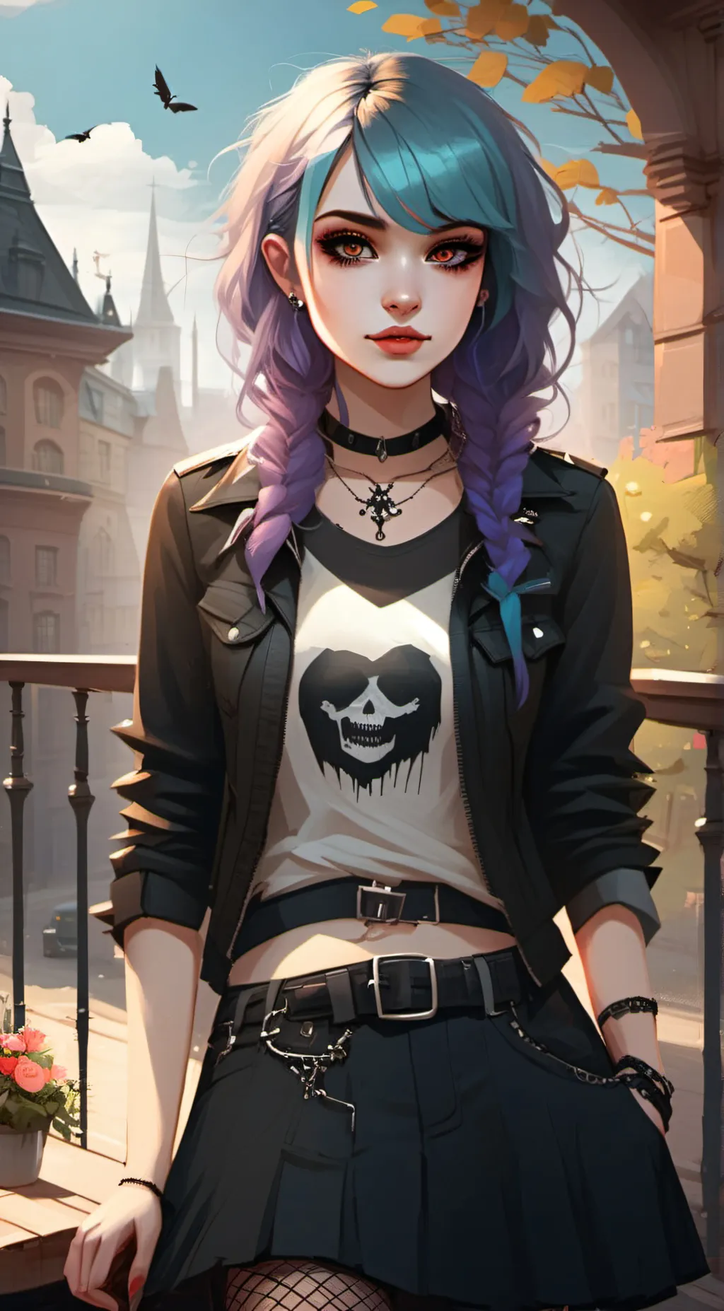 ai character: Scarlet  background