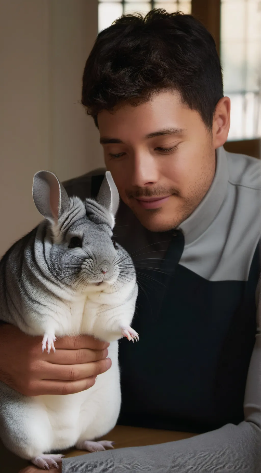 ai character: chinchilla farm3 background