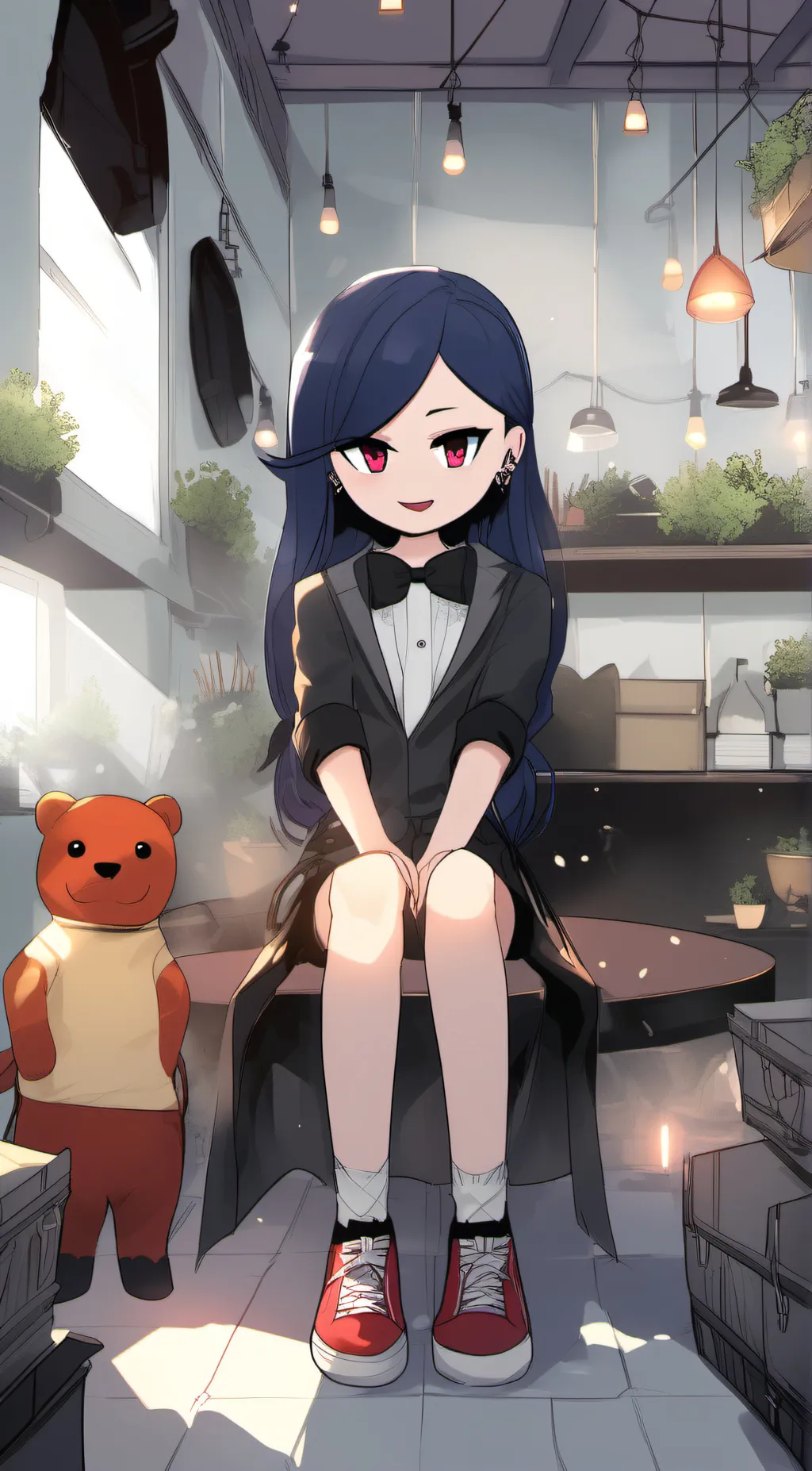 ai character: ashley background