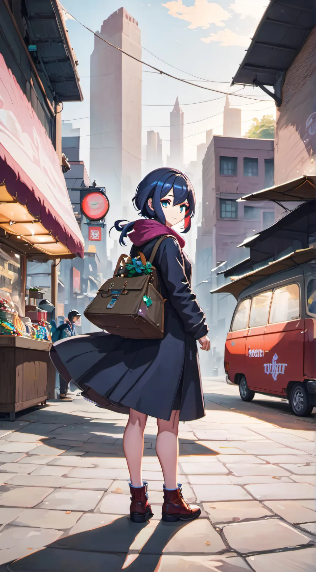 ai character: Lila background