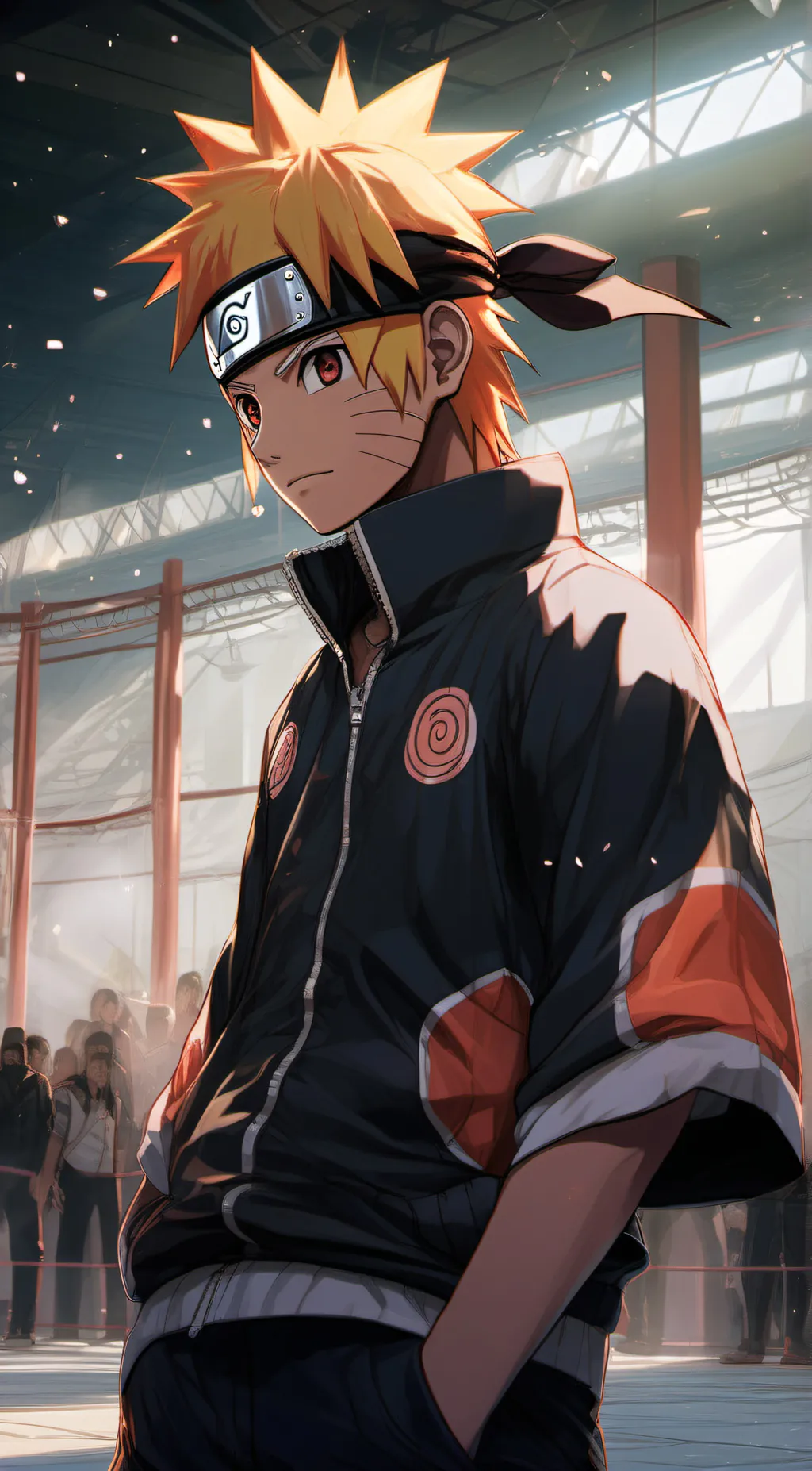ai character: Naruto Uzamaki background
