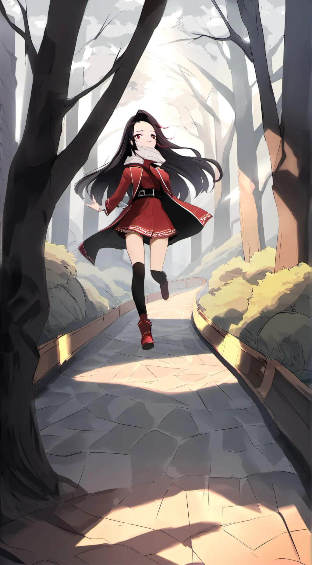 ai character: Nezuko background