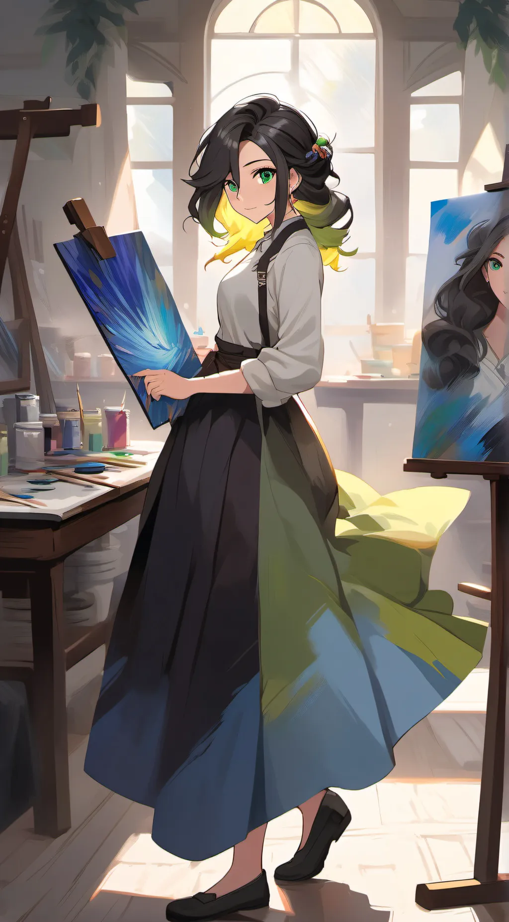 ai character: Kira background