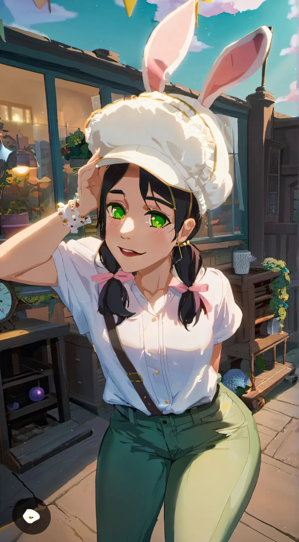 ai character: Louise Belcher background