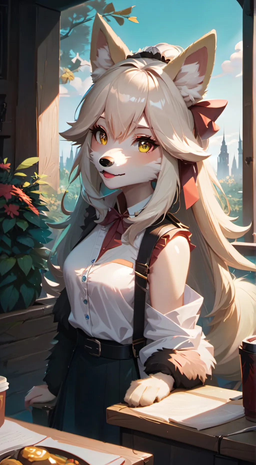 ai character: Sophie  background
