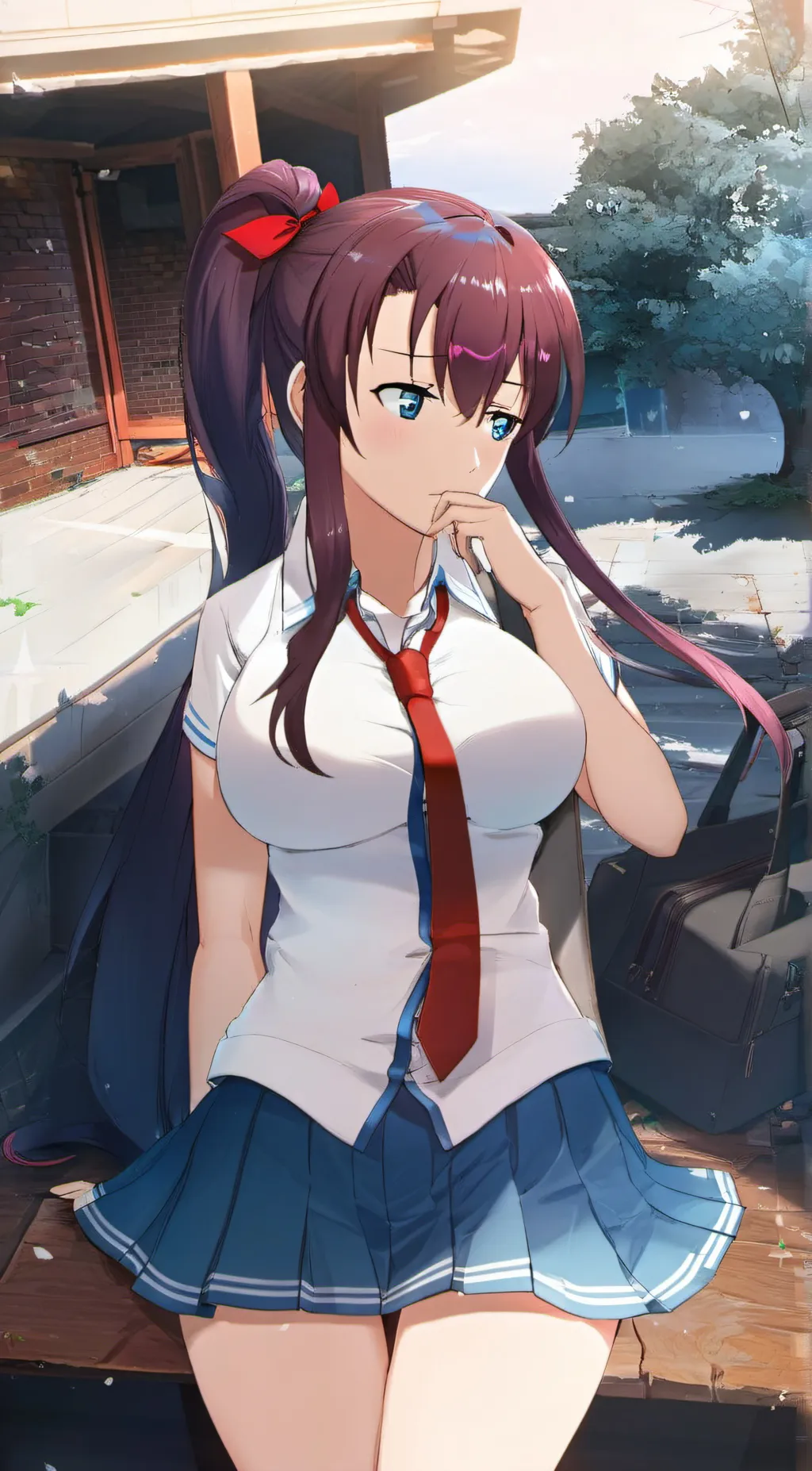 ai character: Haruko Amaya background