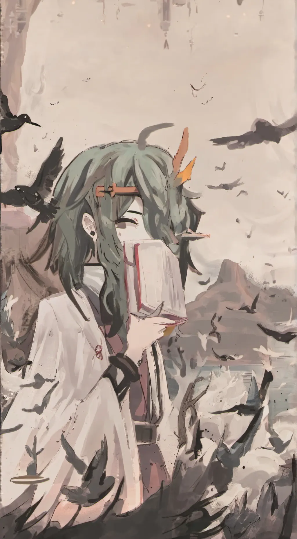 ai character: Nymph background