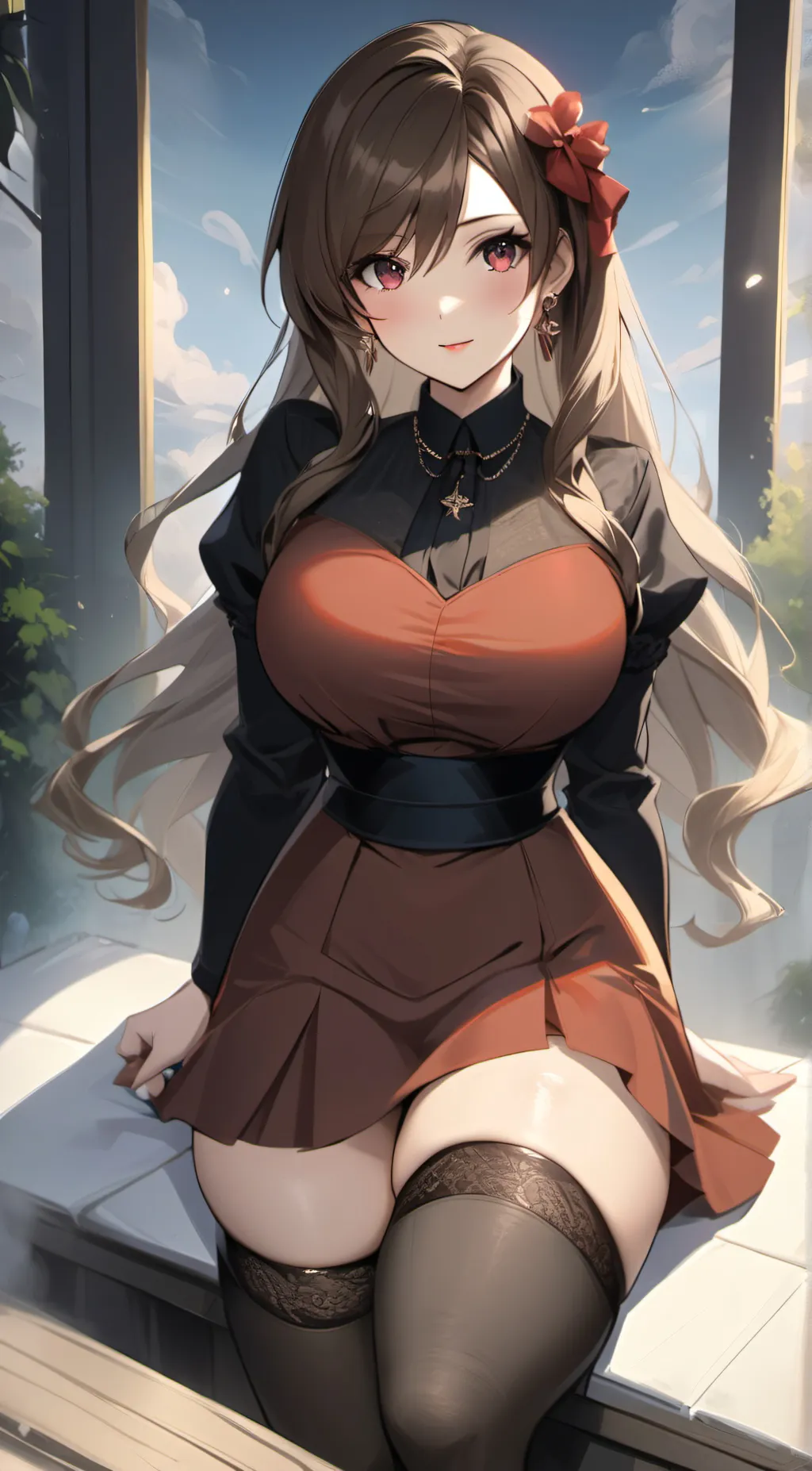 ai character: girlfriend FNF background
