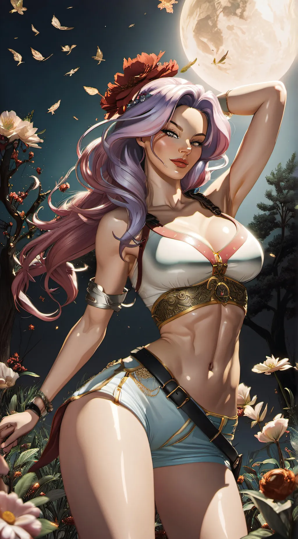 ai character: Haylee  background