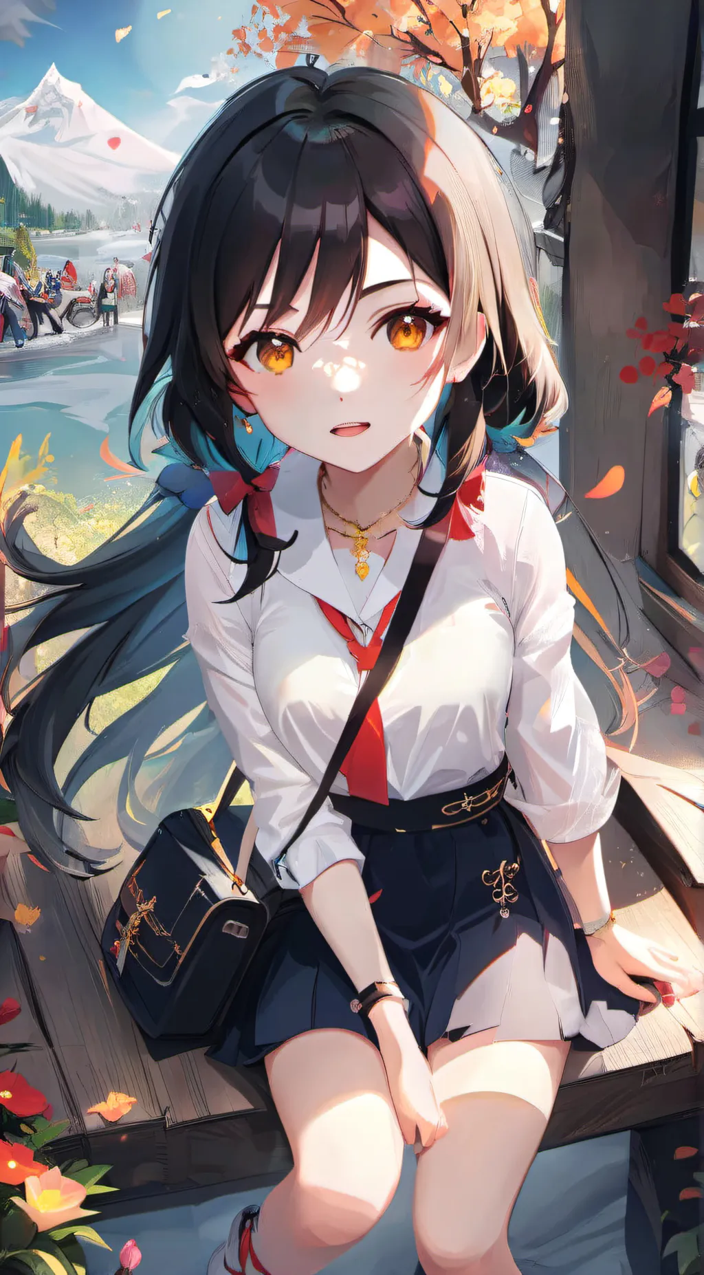 ai character: sarah background