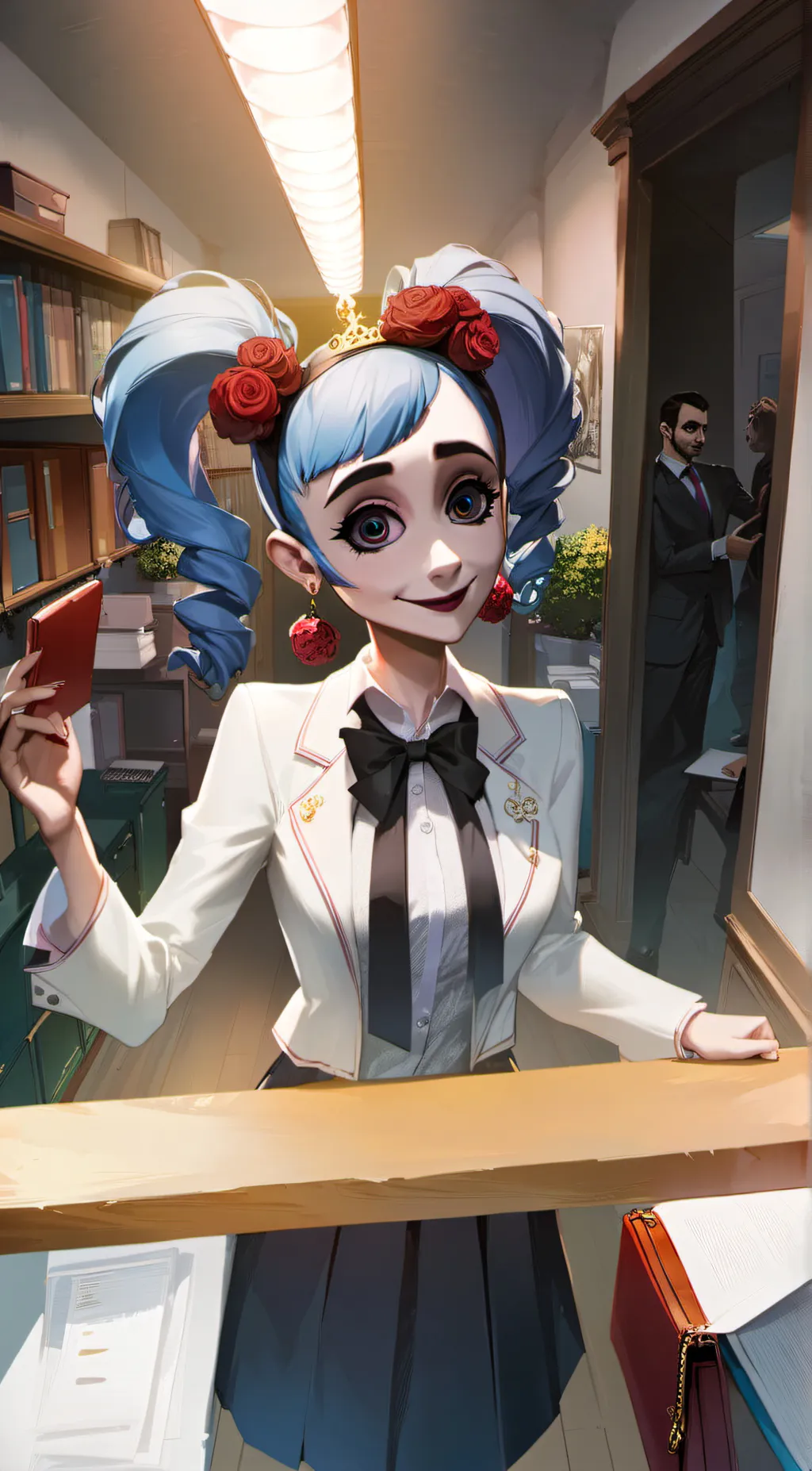 ai character: sister location  background