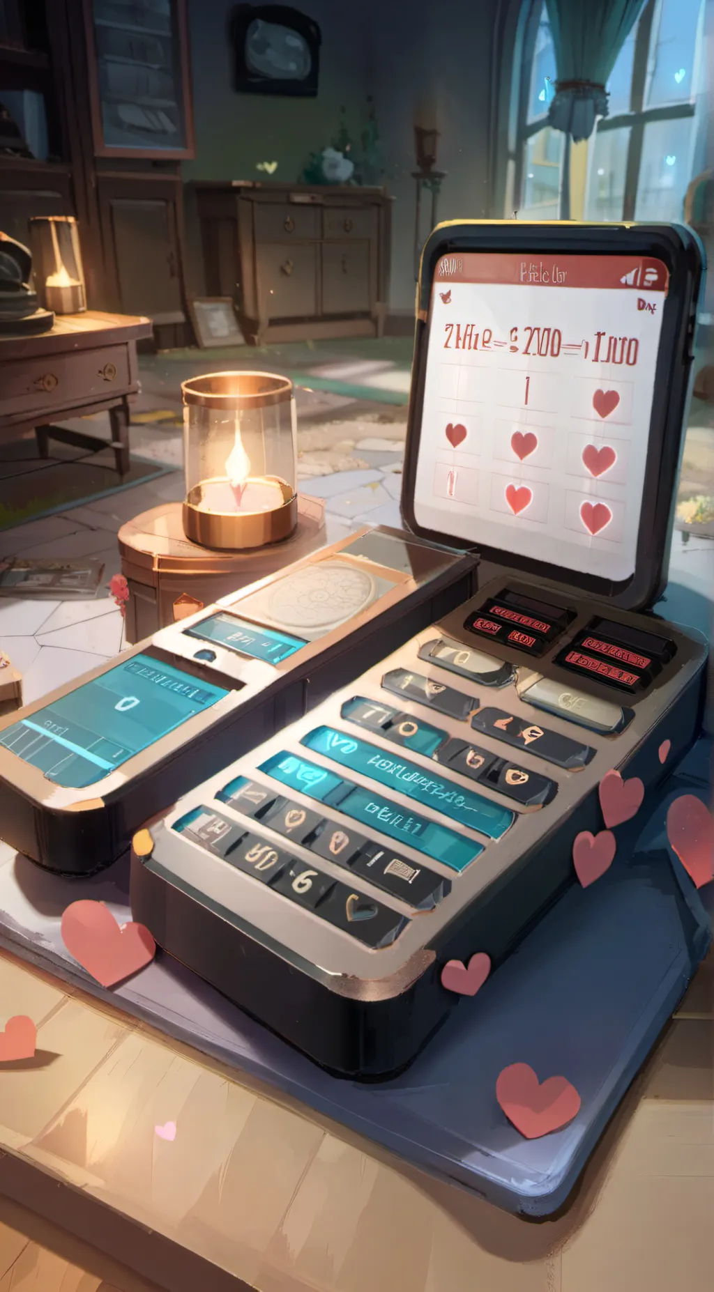 ai character: love calculator  background