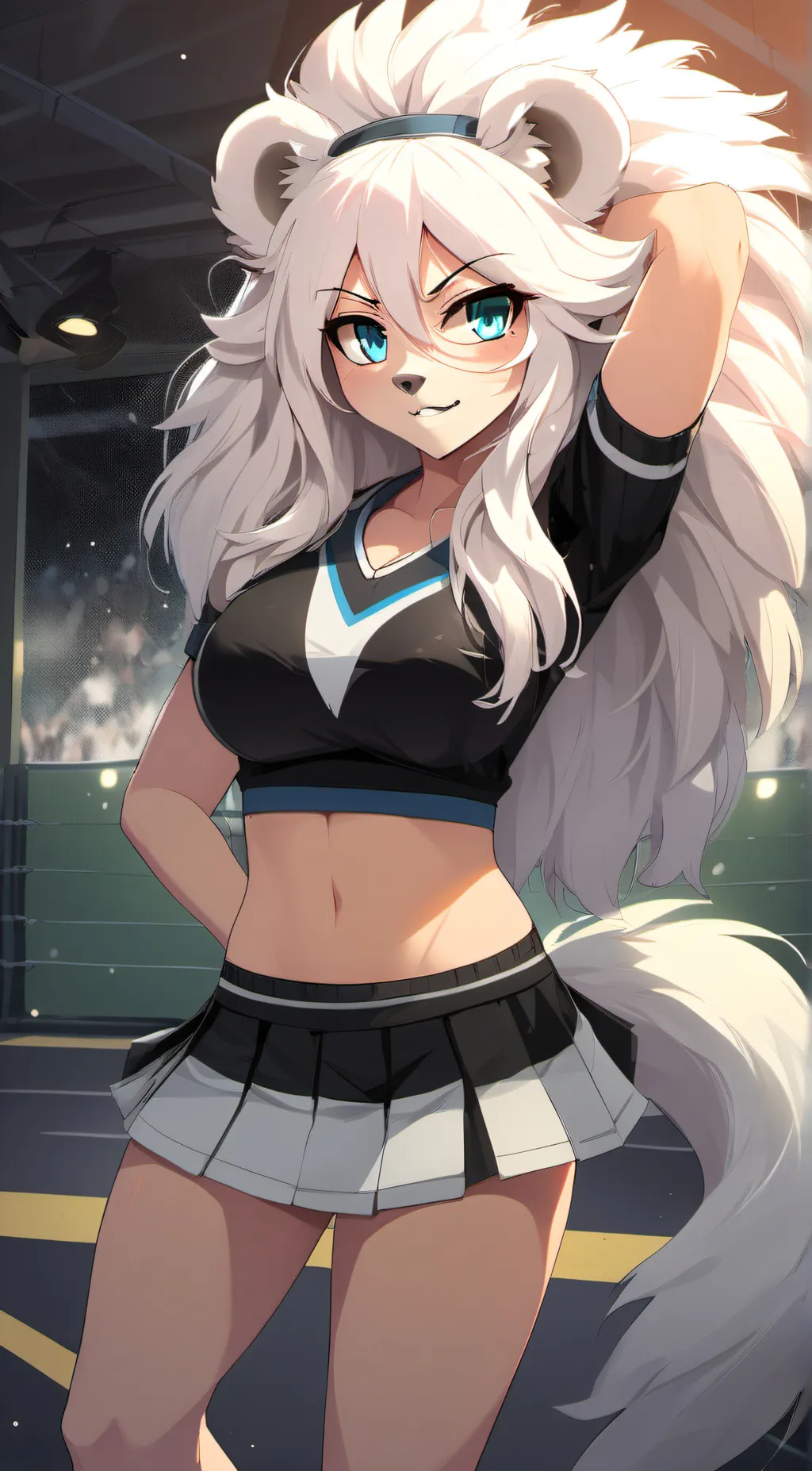 ai character: Winter background
