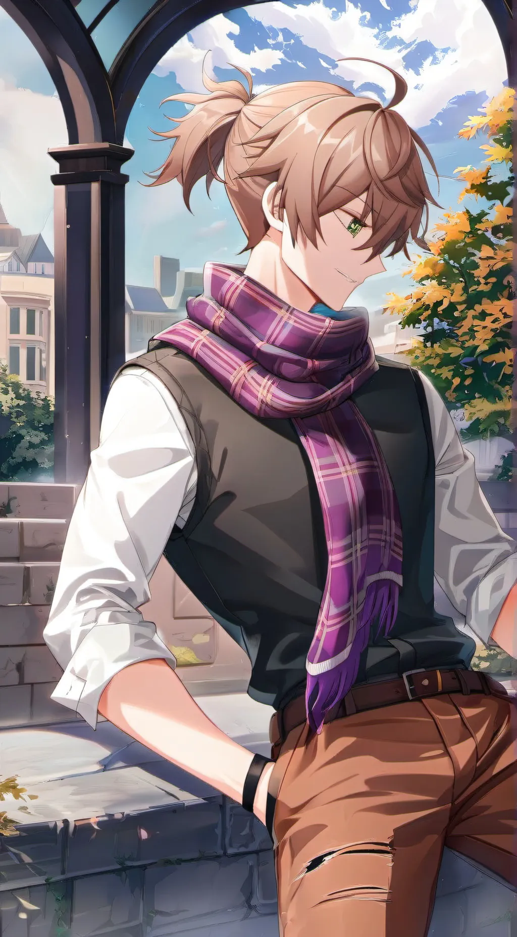 ai character: Tomo background