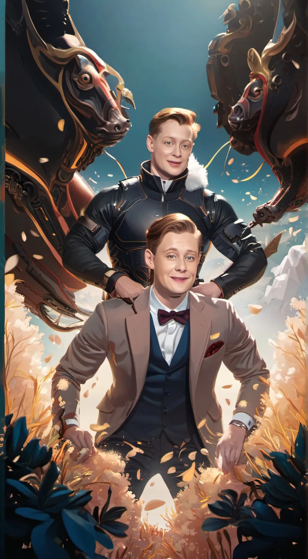 ai character: Twins  background
