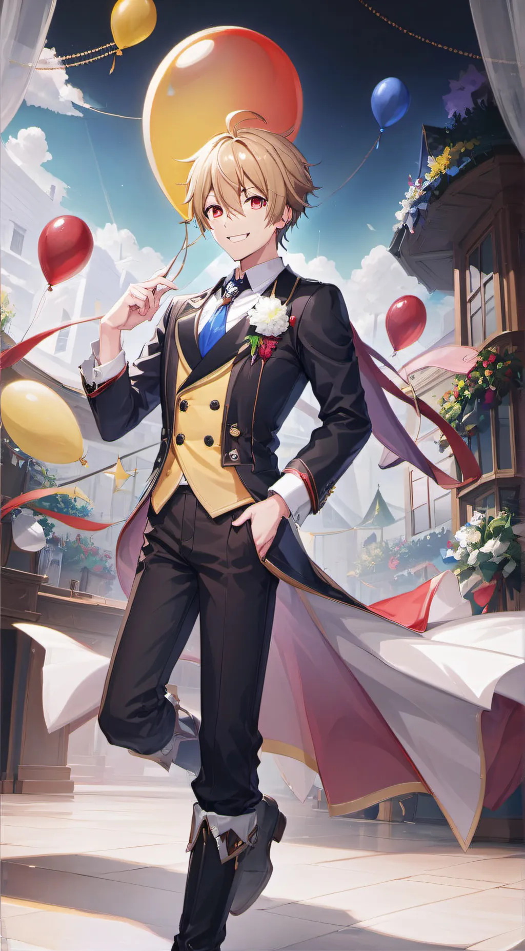 ai character: Tsukasa Tenma background