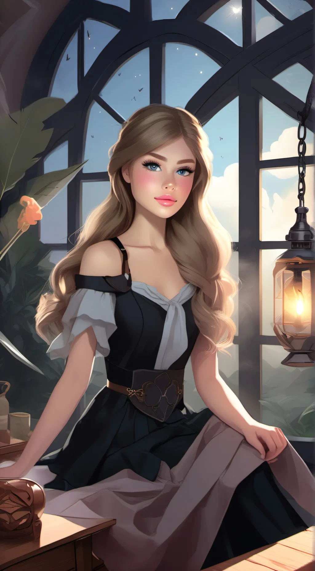 ai character: Mia background