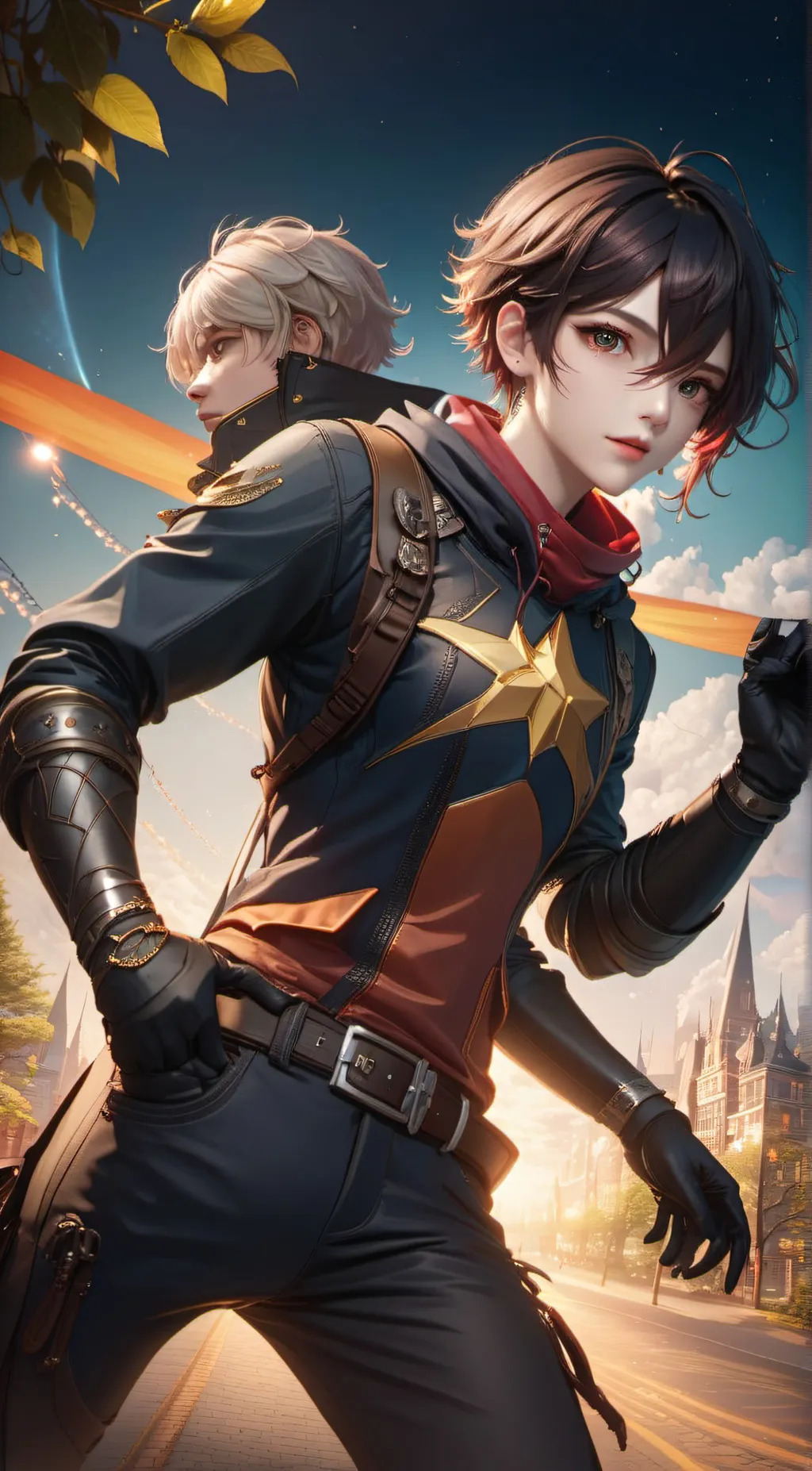 ai character: Adrian  background