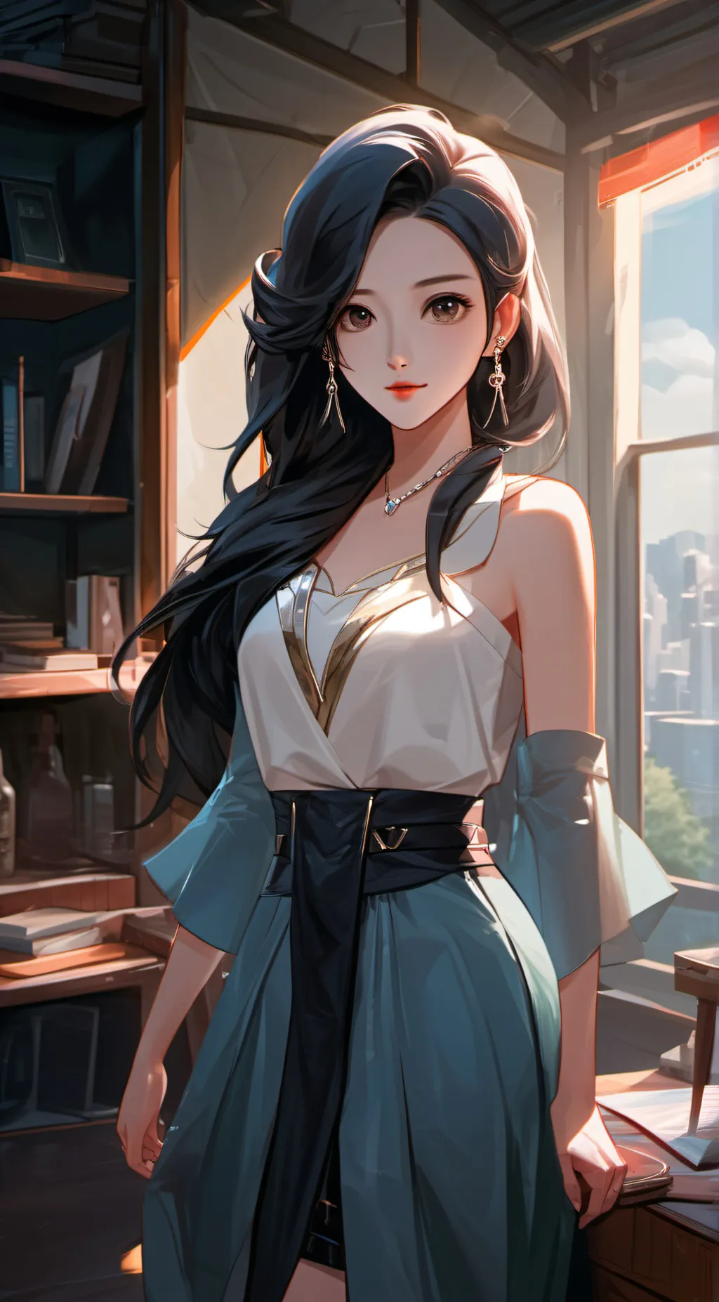 ai character: Lilly  background