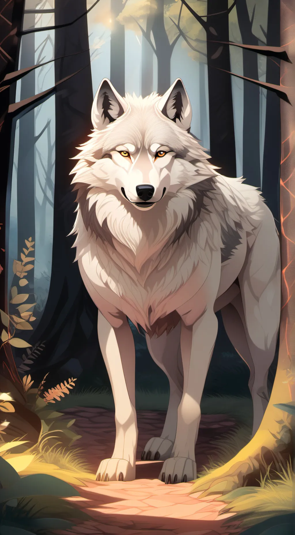 ai character:  Wolf background