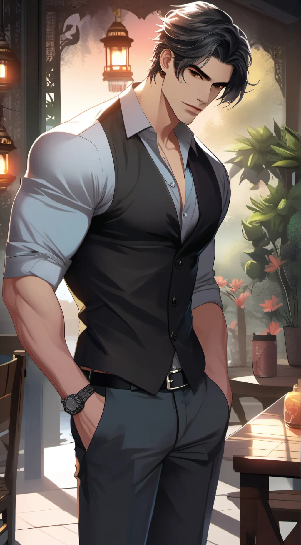 ai character: AJ background