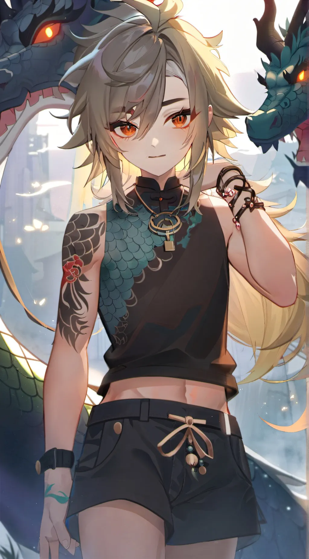 ai character: Kazunami background