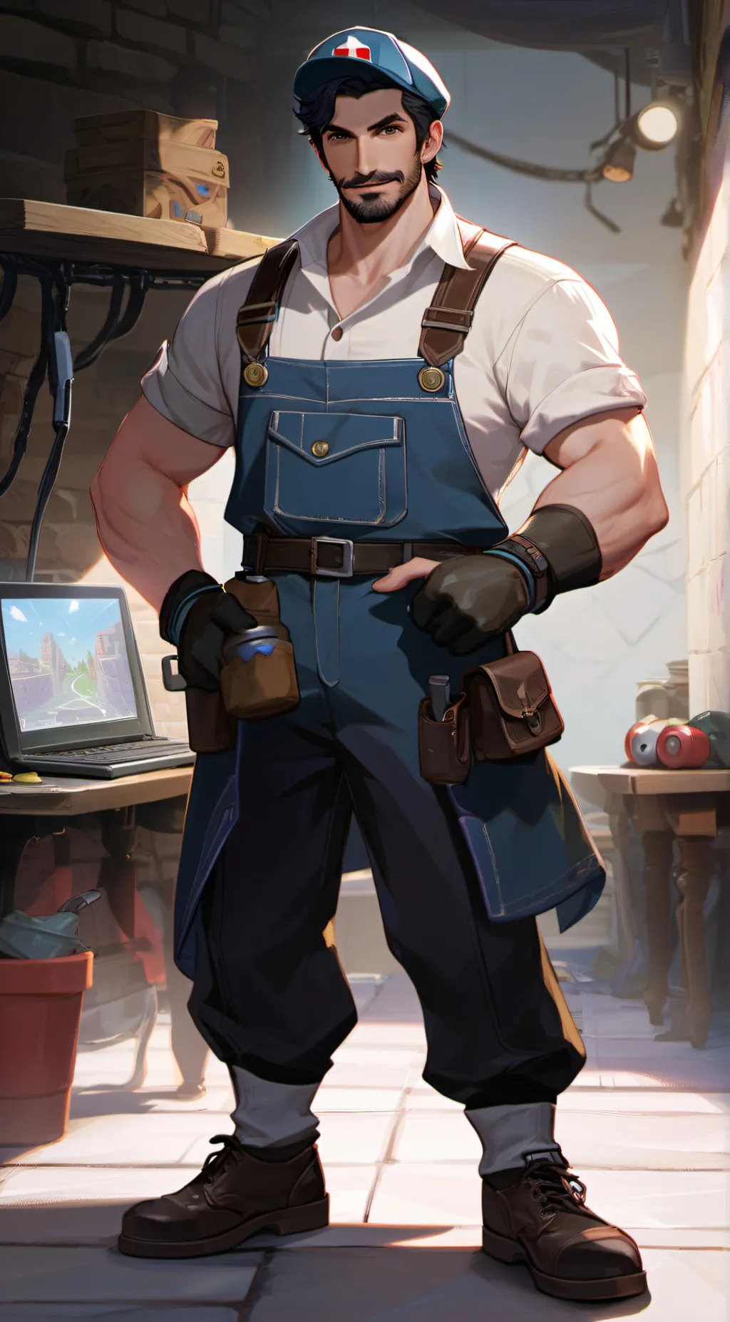 ai character: Bowl background