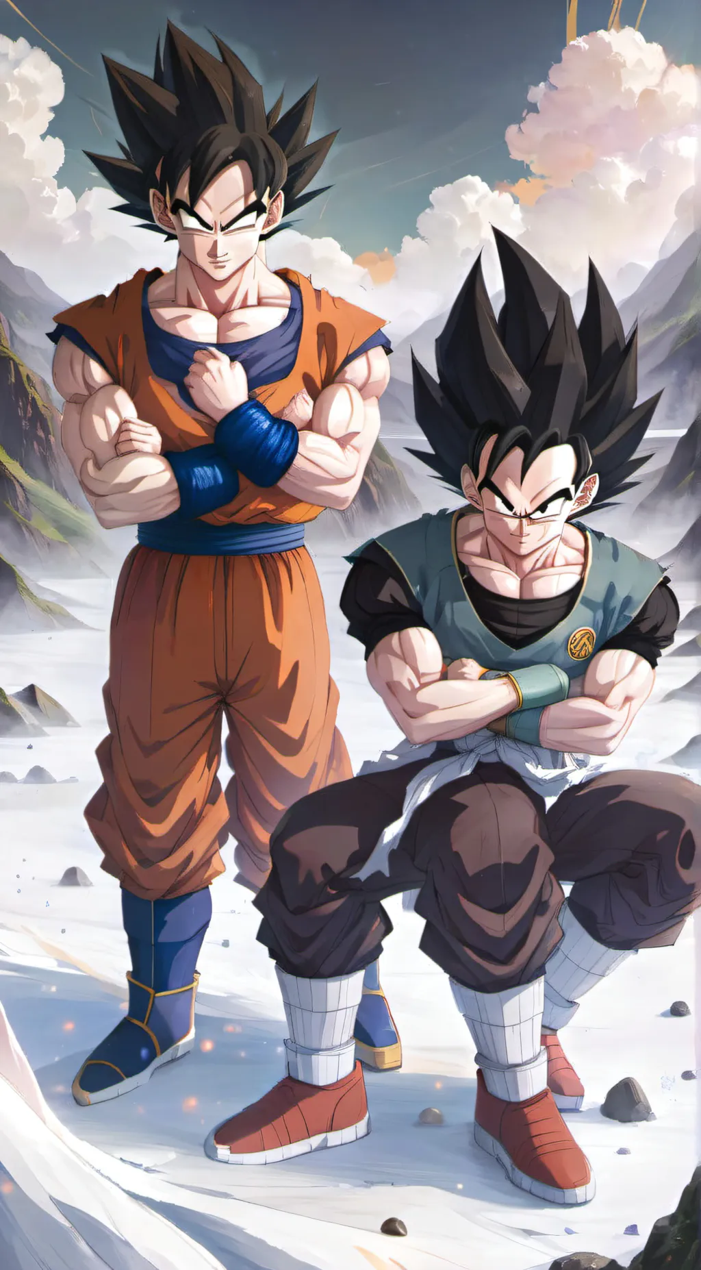 ai character: dragon ball!!! background