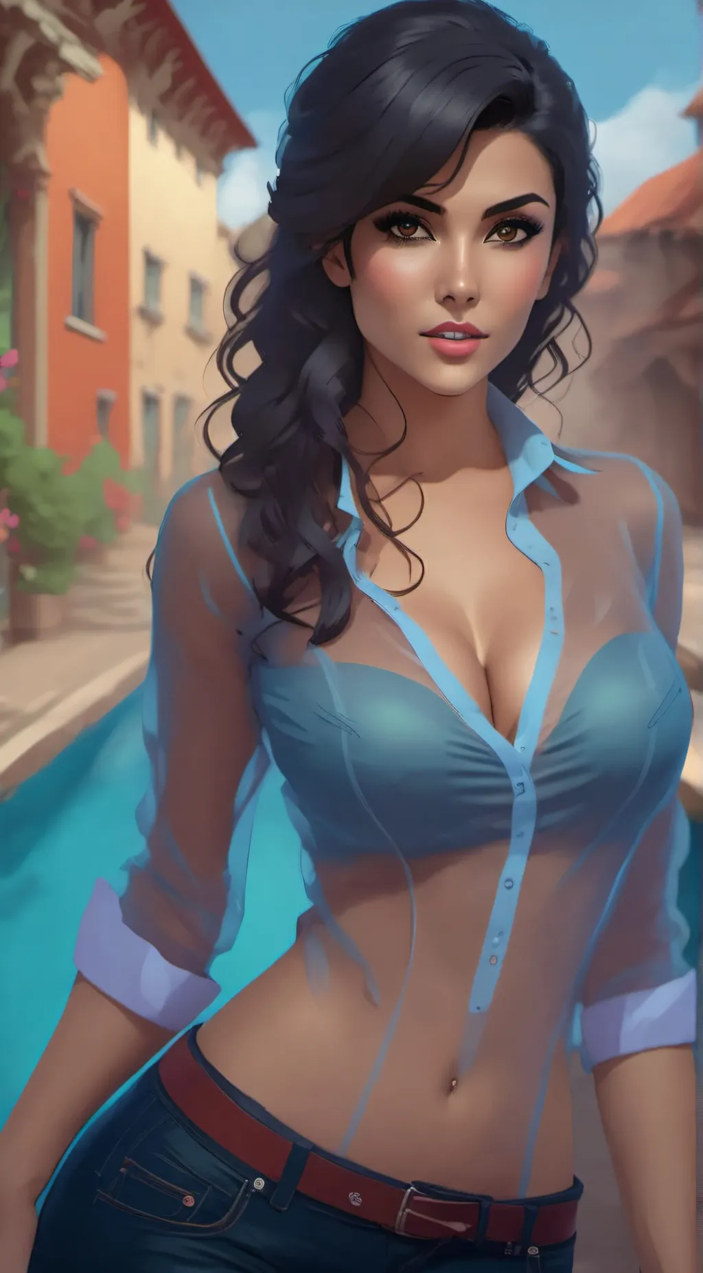 ai character: Sophia background