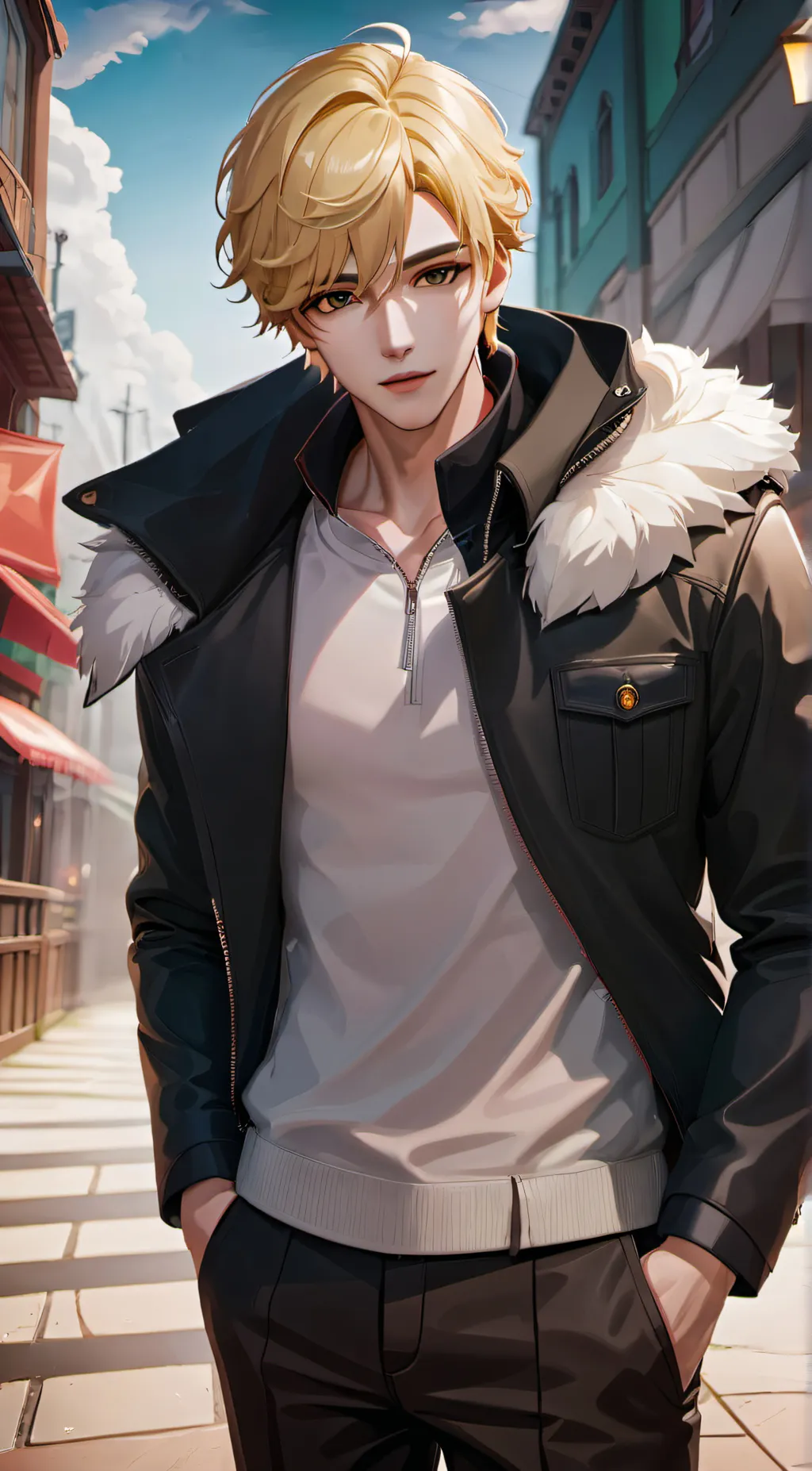 ai character: school background