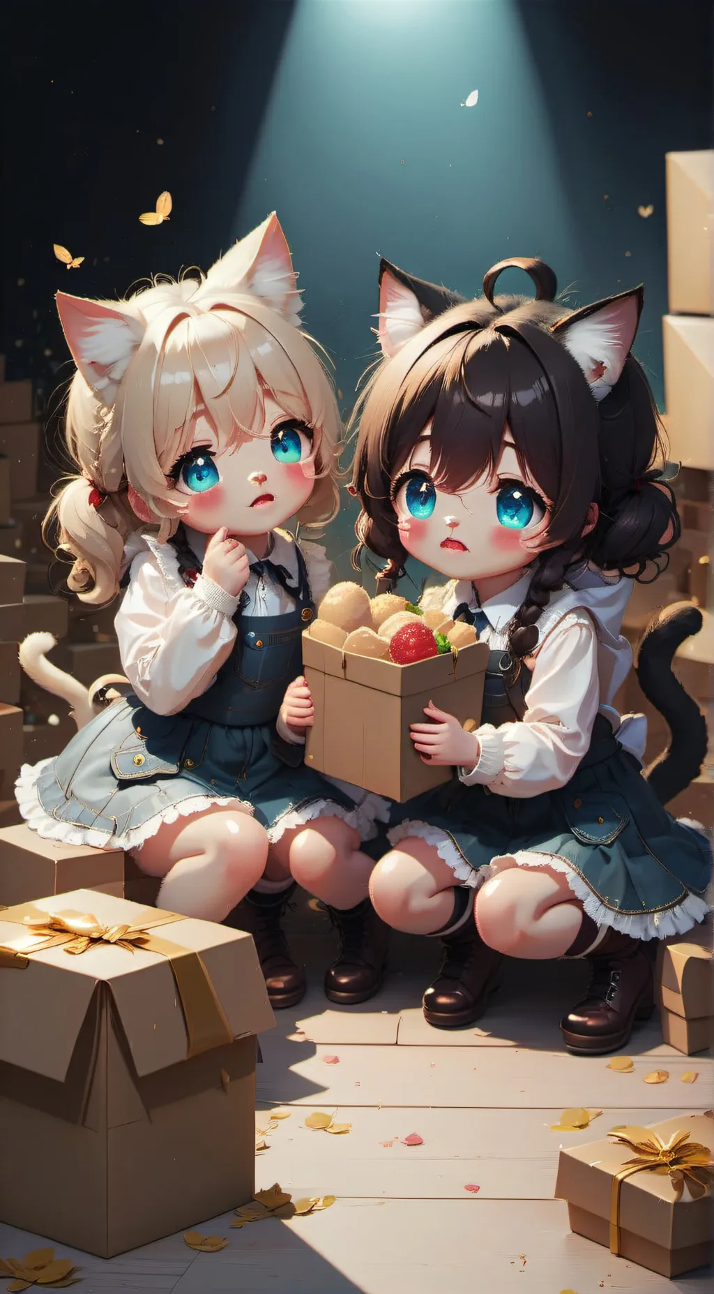 ai character: Coco and Mimi background