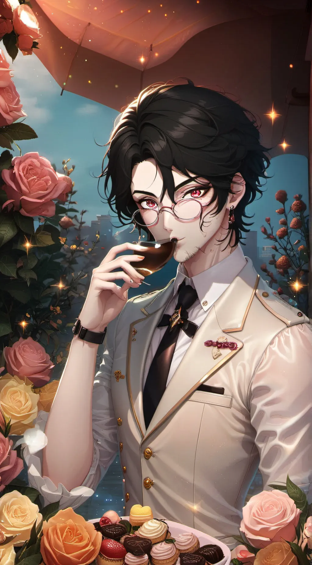 ai character: Ren  background