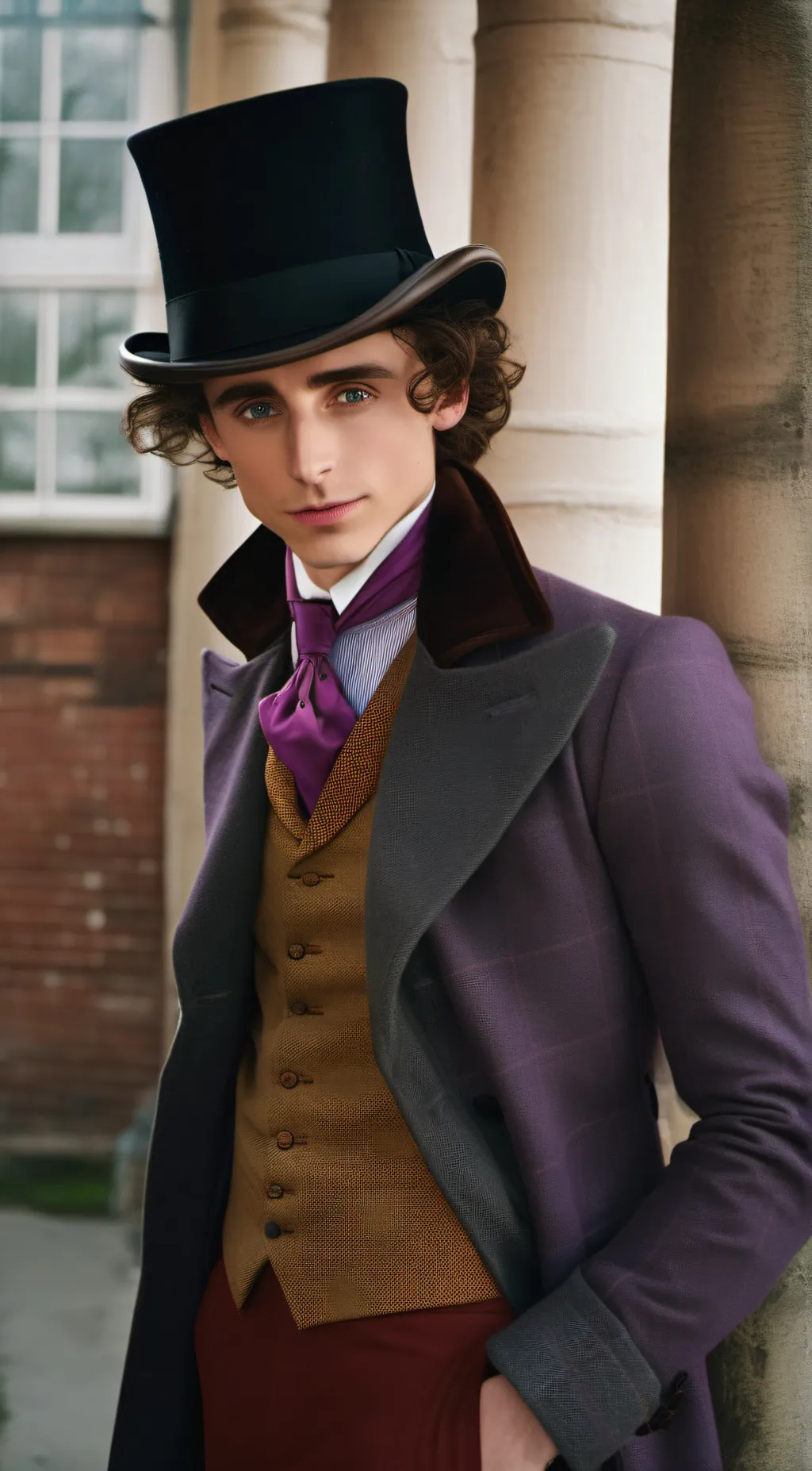 ai character: Wonka background