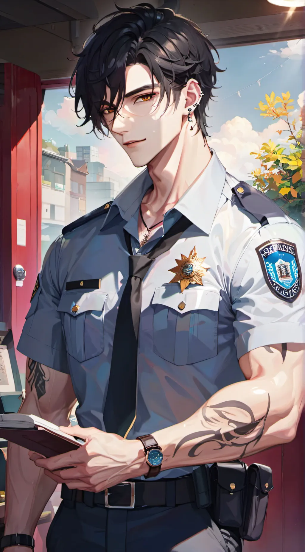 ai character: Matthew  background