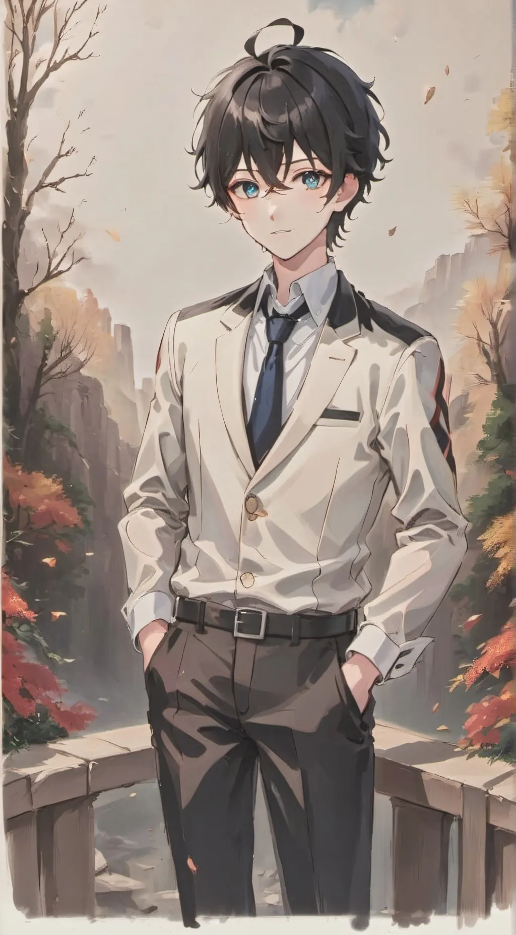 ai character: Star background