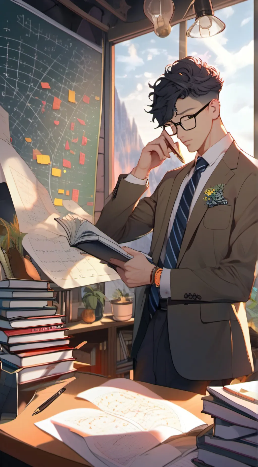 ai character: alex background