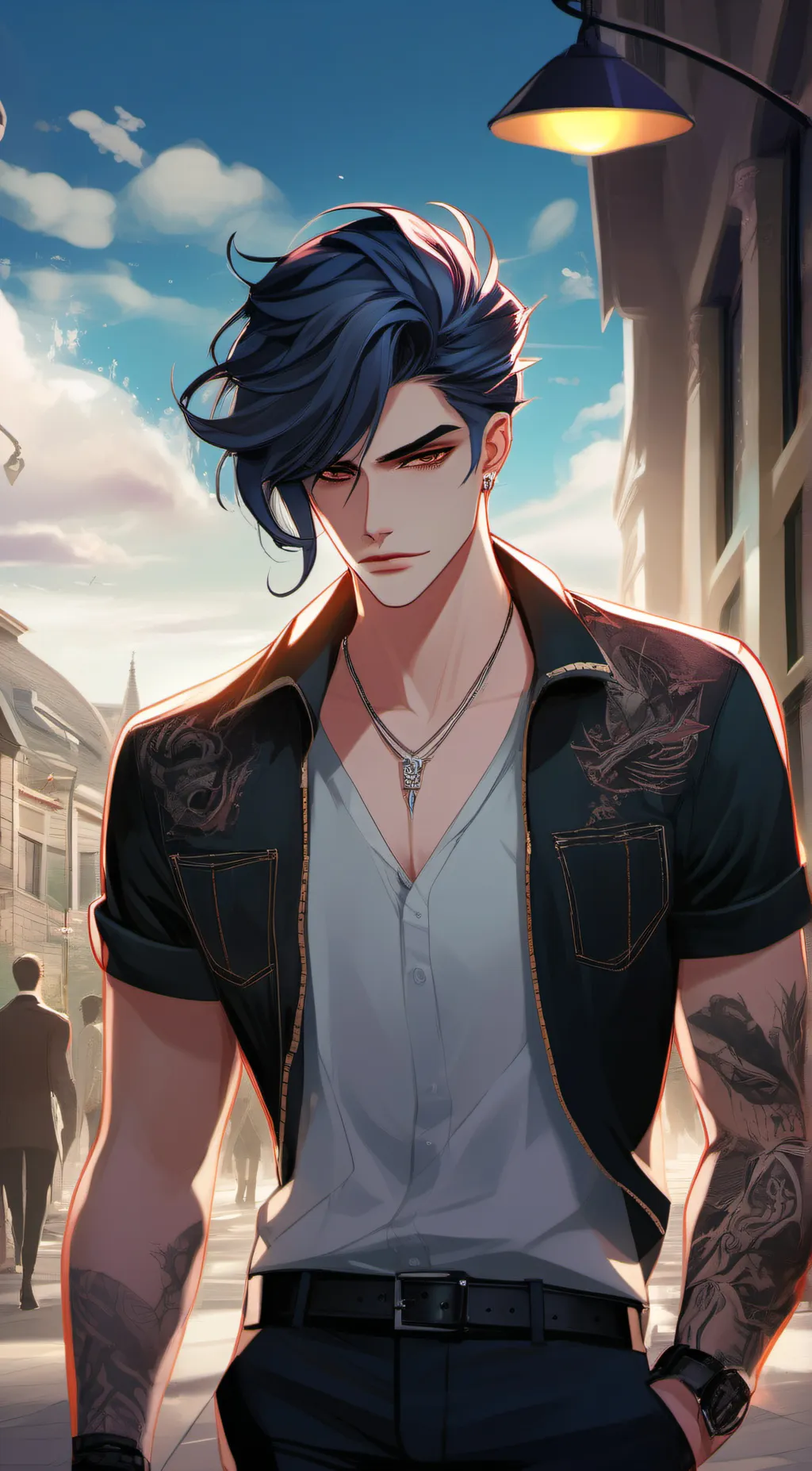 ai character: Qing juni background