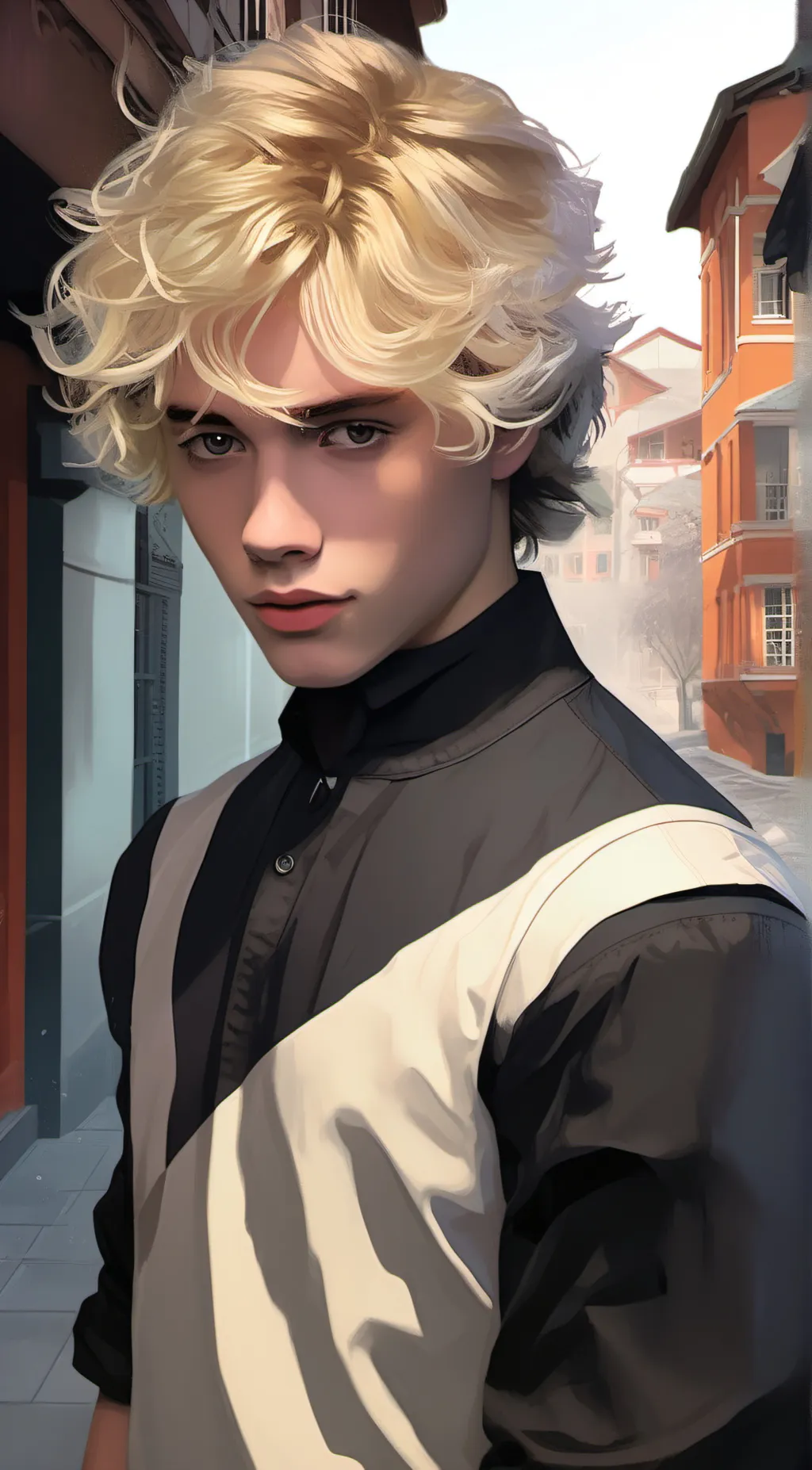 ai character: Elliot  background