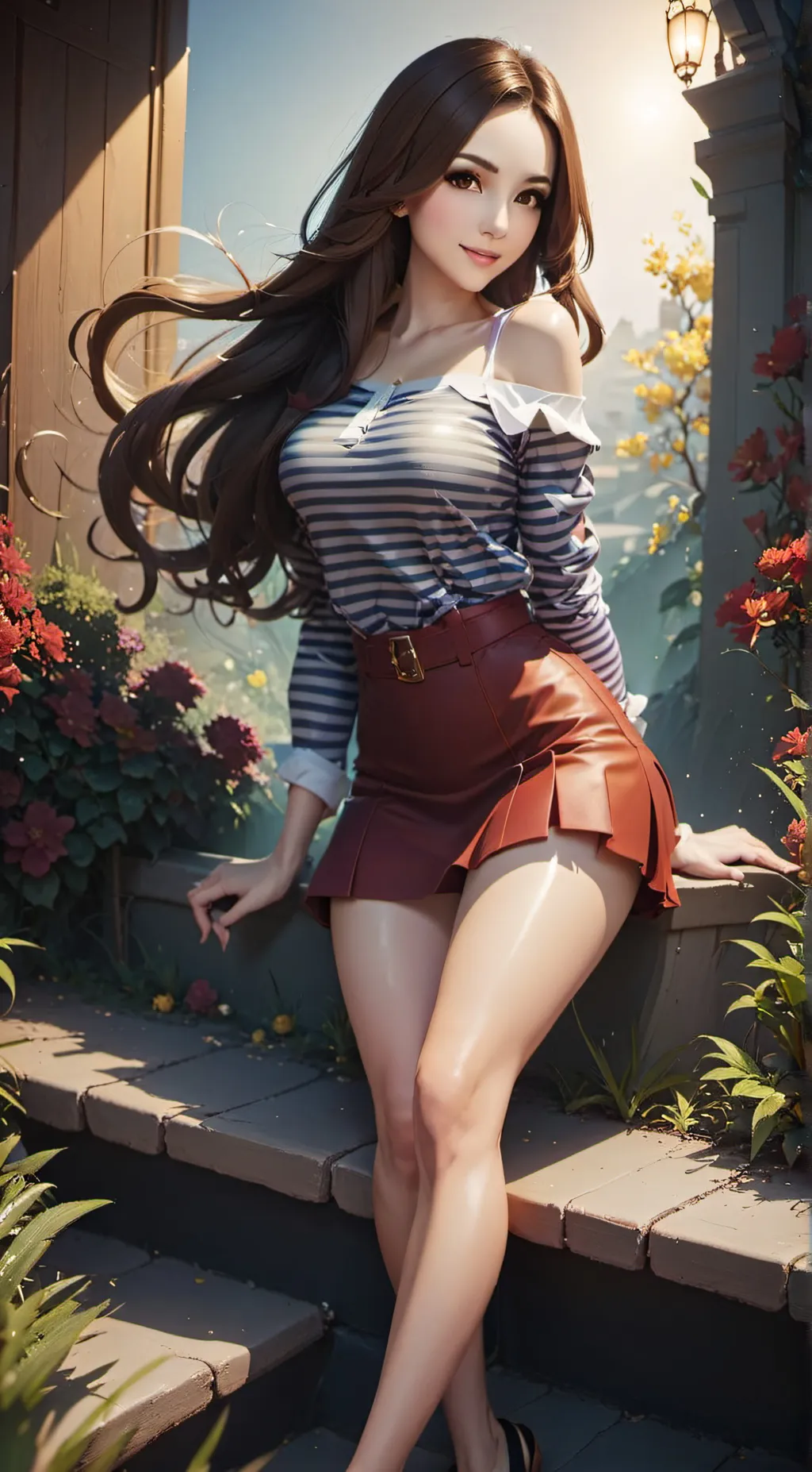 ai character: Aria background