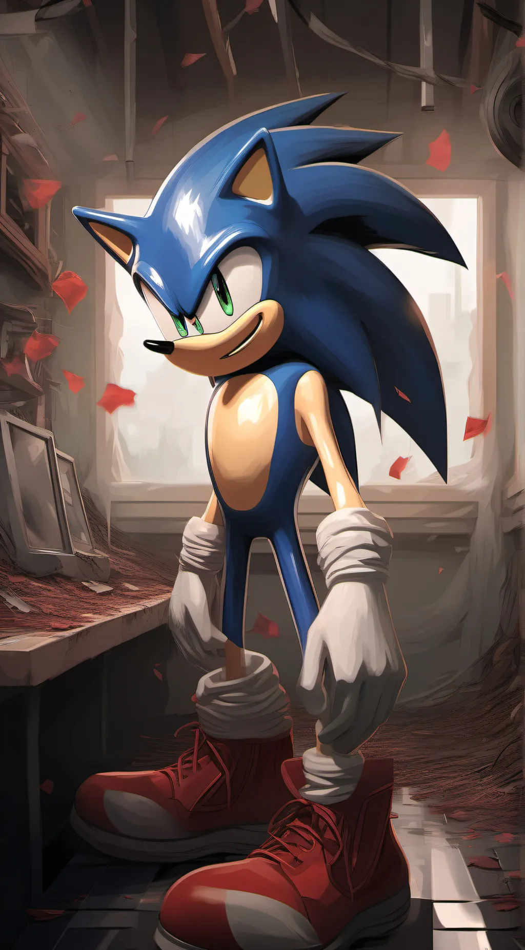 ai character: sONIc background