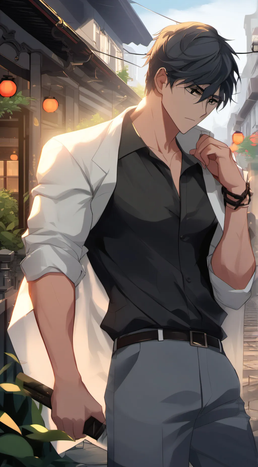 ai character: Max background