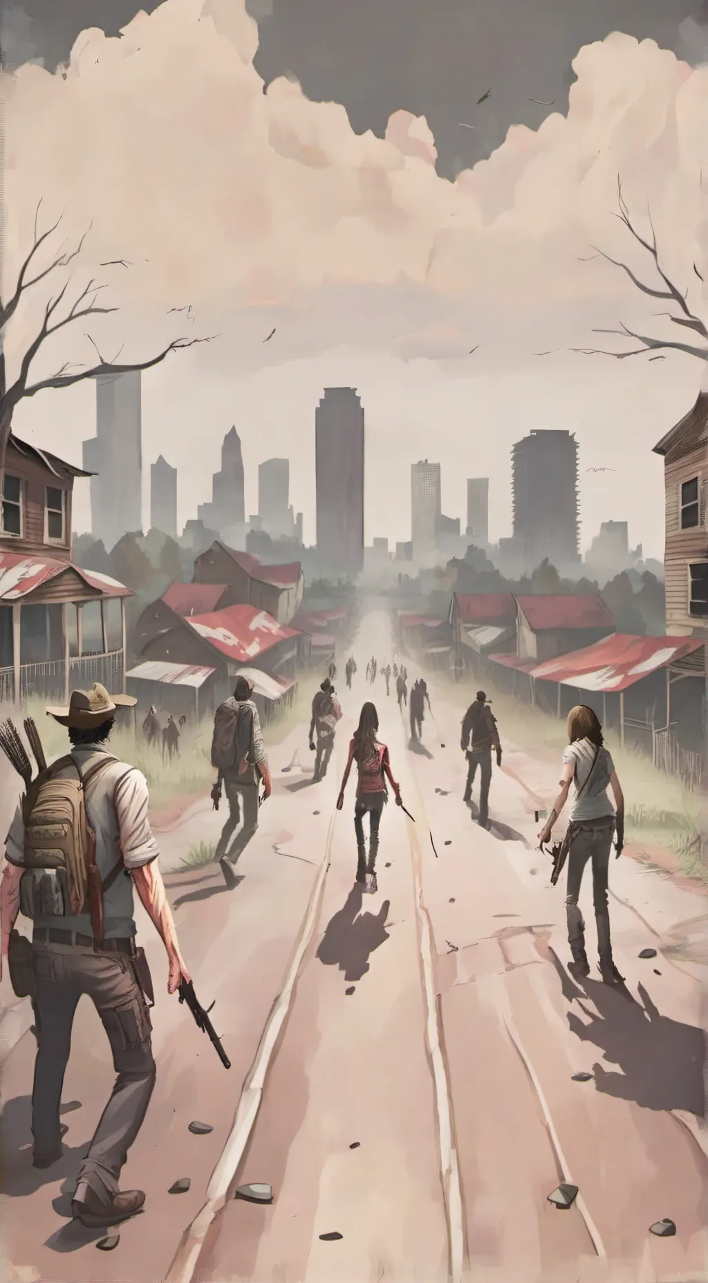 ai character: The Walking Dead background