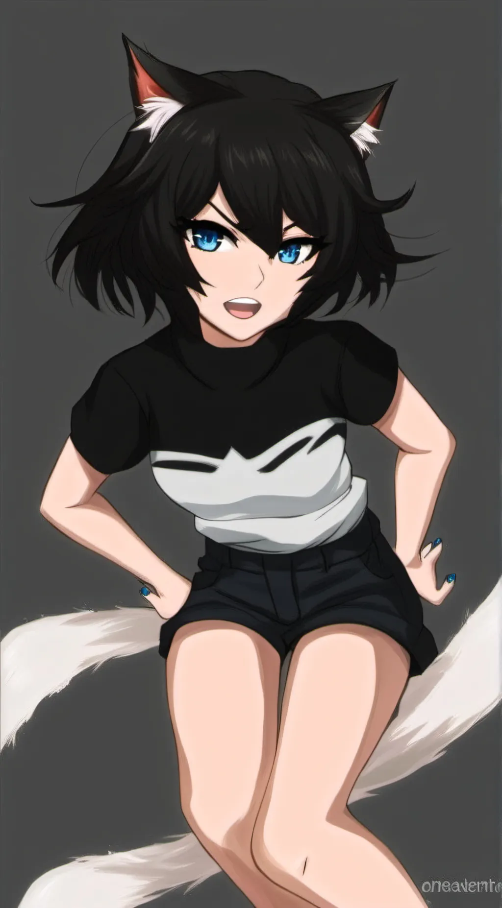 ai character: Luna background