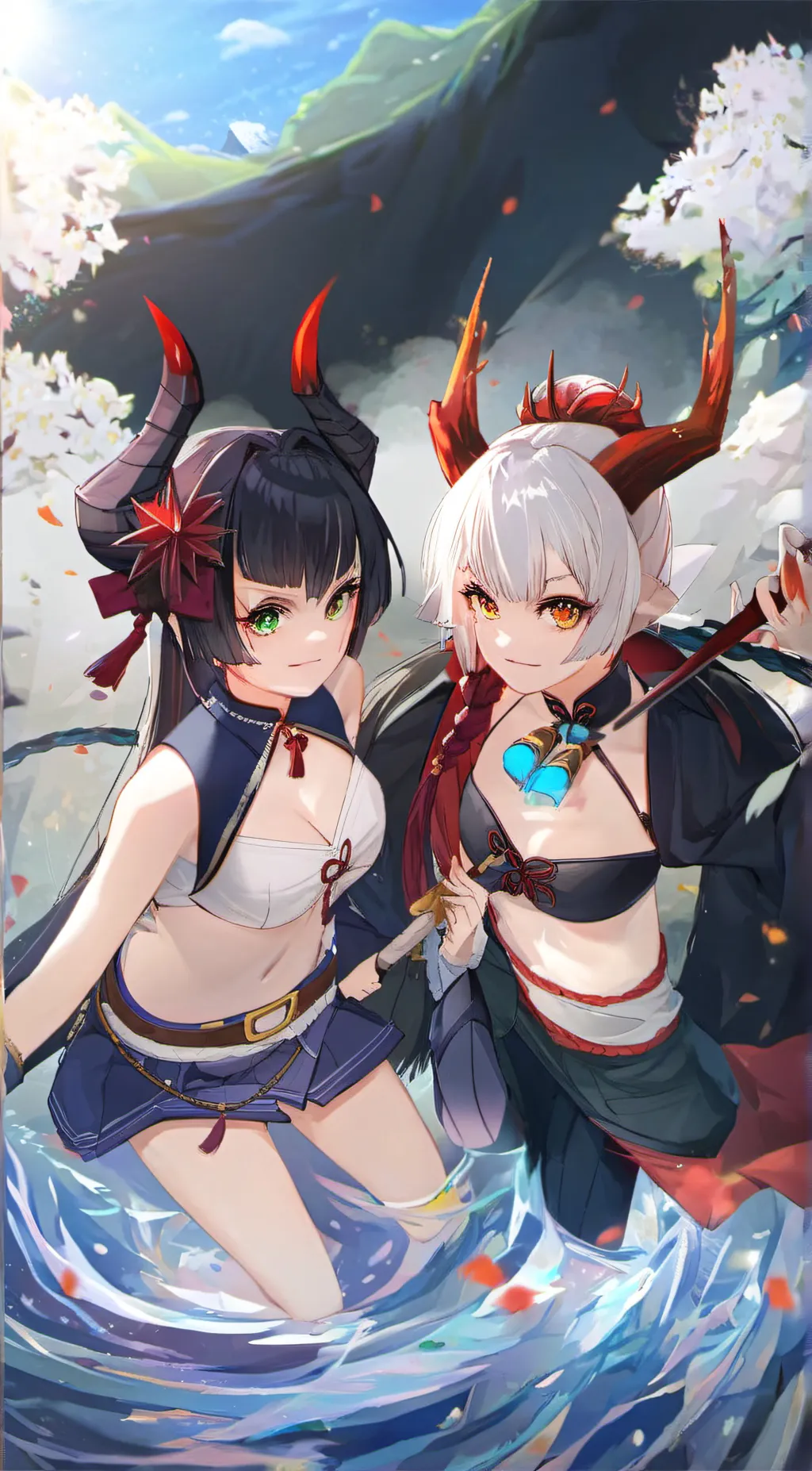 ai character: Demon slayers  background