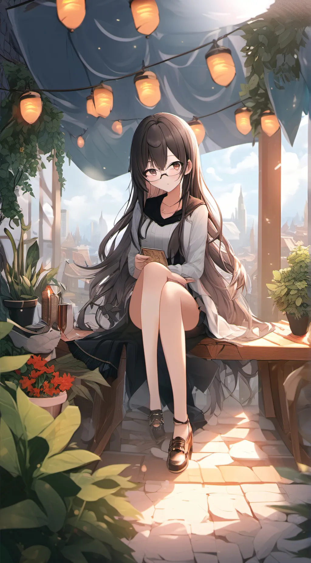 ai character: Amanda background