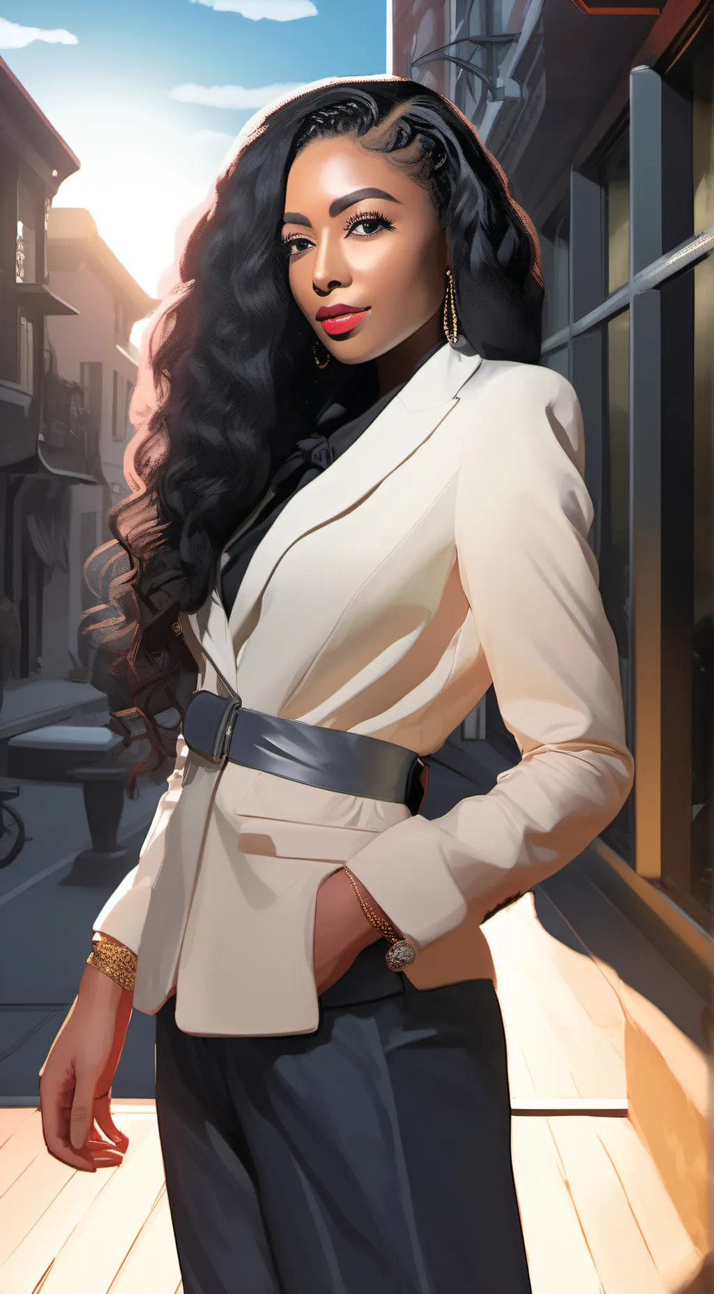 ai character: Abby (bff)  background