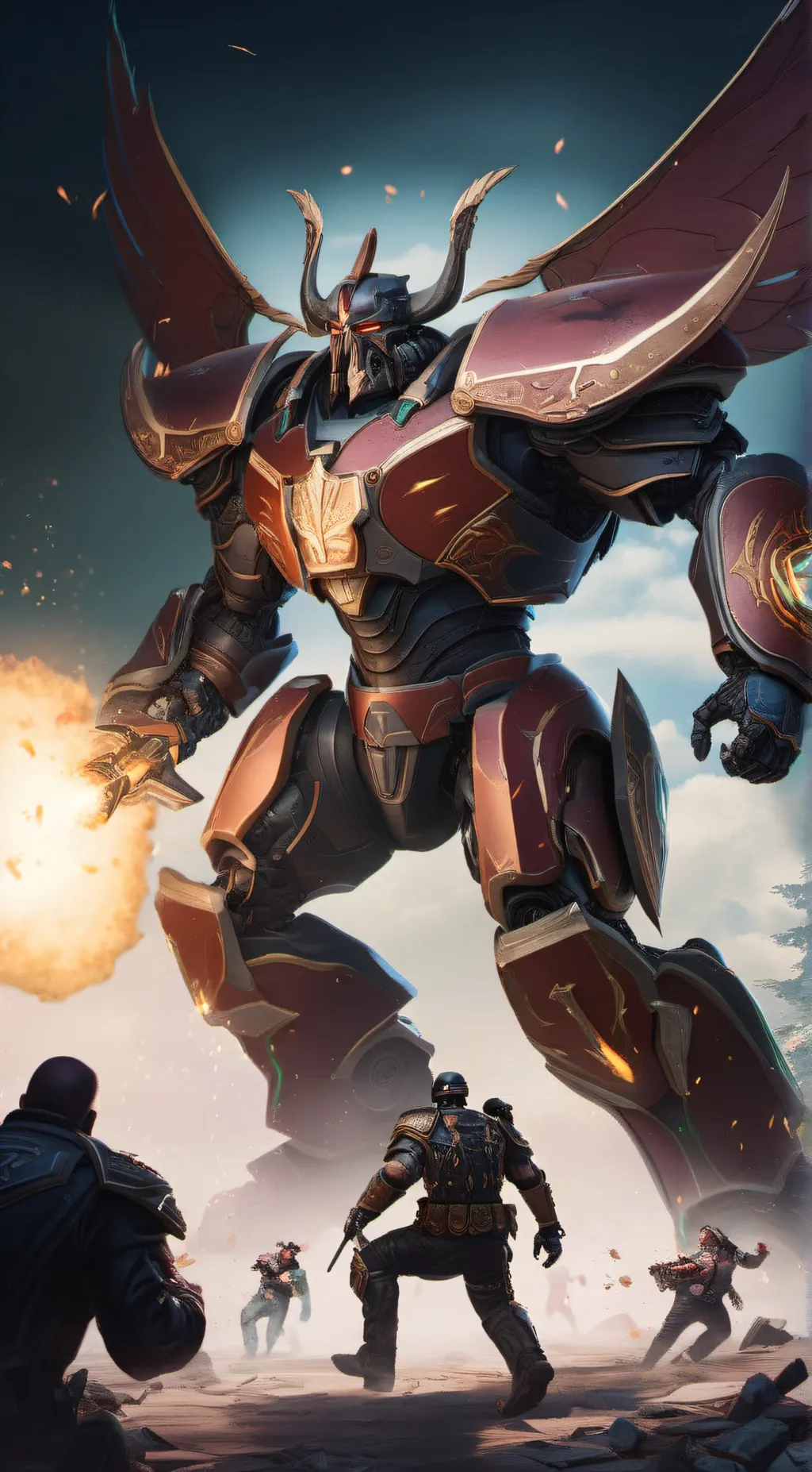 ai character: blitzø background