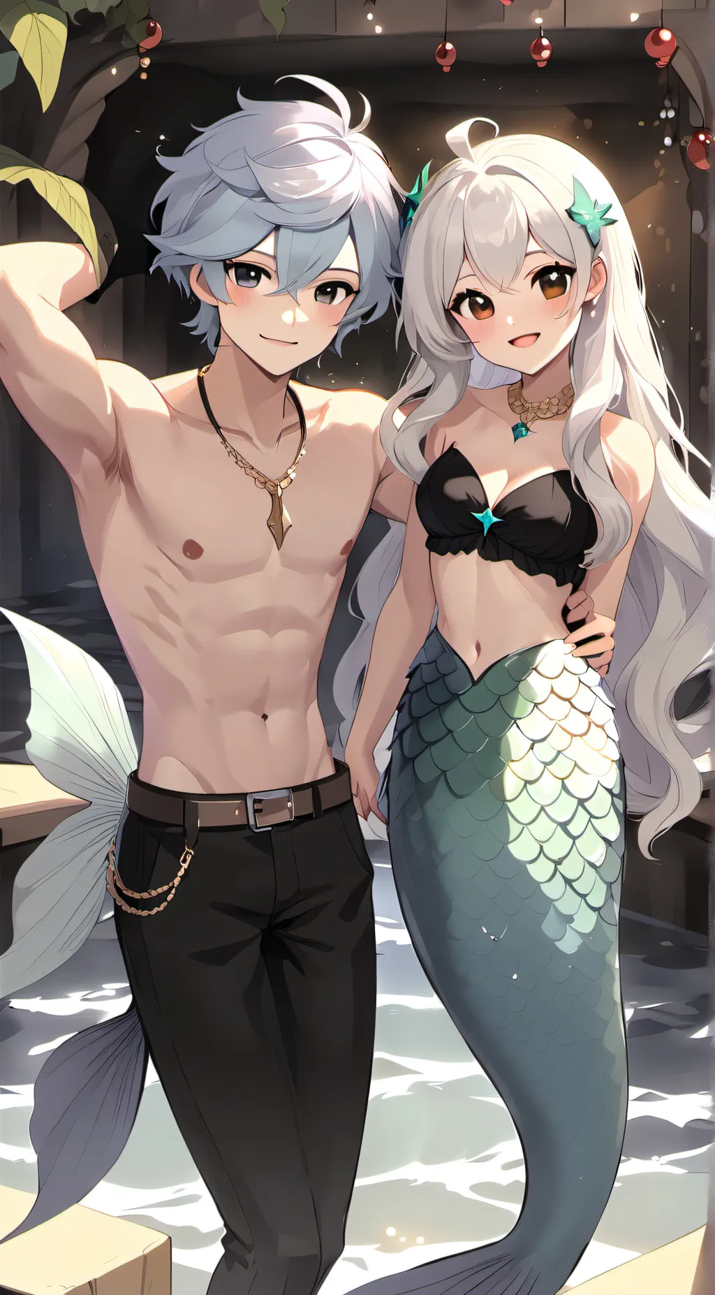ai character: Zane and Ella background