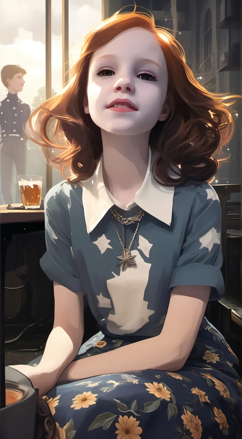 ai character: Ellie background
